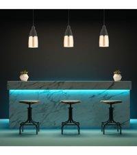 Elektroyou Tekli Gri Ledli Modern Alüminyum Antre-Hol Avize