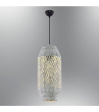 Tt Aydınlatma Tt003-Sy Tekli Siyah Ledli Modern Alüminyum Salon-Oturma Odası Avize