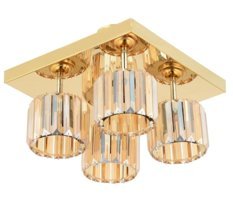 Luna Lighting 4458-45 Tekli Bej Rattan Rustik Bambu Salon-Oturma Odası Avize