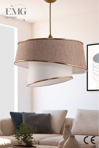 Elektroyou Arven 10'lu Beyaz Sarkıt Modern Metal Salon-Oturma Odası Avize