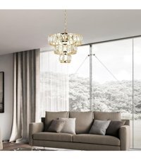 Kuğulu Tekli Turuncu Sarkıt Modern Cam Salon-Oturma Odası Avize