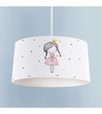 Bambaşka Moda Bmav-1041 Tekli Çok Renkli Sarkıt Modern Kumaş Bebek-Çocuk Odası Avize