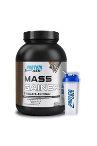 Protein Zamanı Çikolata Aromalı 40 Servis Kas Yapıcı Gainer 4000 gr Toz + Shaker