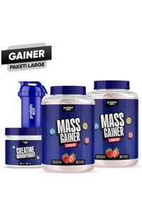 Proteinocean Çilek Aromalı 50 Servis Kas Yapıcı Karbonhidrat 2x2500 gr Toz