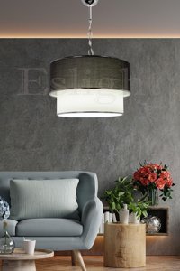 Eray Aydınlatma 6'lı Sarı Ledli Modern Metal Salon-Oturma Odası Avize