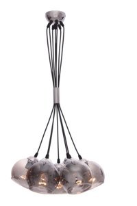 Tt Aydınlatma Tt025-Sy Tekli Siyah Ledli Modern Alüminyum Salon-Oturma Odası Avize