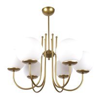 Enza Home 3'lü Beyaz Sarkıt Modern Metal Salon-Oturma Odası Avize