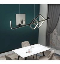 Arteluz Tekli Siyah Ledli Modern Alüminyum Antre-Hol Avize