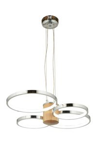 Tt Aydınlatma Tt302-4+1-Sy 5'li Siyah Ledli Modern Alüminyum Salon-Oturma Odası Avize