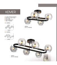 Lumenistanbul Azra Tekli Beyaz Sarkıt Modern Plastik Salon-Oturma Odası Avize