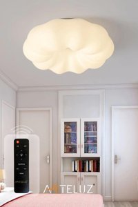 Art&Gift Handel Mika Tekli Turuncu Metal Modern Plastik Antre-Hol Avize