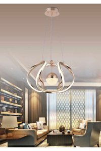 Belezahome Prenses Tekli Çok Renkli Sarkıt Modern Kumaş Bebek-Çocuk Odası Avize