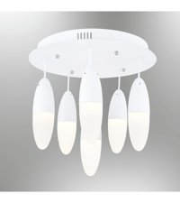 Osc Home Aydınlatma Tasarım Tekli Beyaz Metal Modern Alüminyum Salon-Oturma Odası Avize