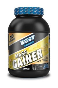 West Nutrition Muz Aromalı 30 Servis Kilo Aldırıcı Gainer 3000 gr Toz