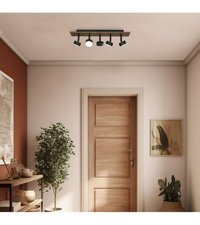 Tek-İş Tekli Kahverengi Jüt Rustik Halat Salon-Oturma Odası Avize