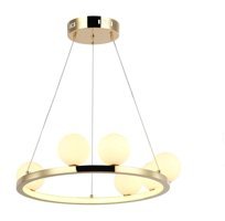 Voxlamp Lighting Solutions 4'lü Siyah Sarkıt Modern Alüminyum Salon-Oturma Odası Avize