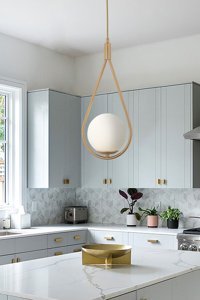 Apliqa Mikula Tekli Altın Kristal Taşlı Modern Metal Yemek Odası Avize
