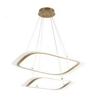 Voxlamp Lighting Solutions 2'li Siyah Sarkıt Modern Alüminyum Salon-Oturma Odası Avize
