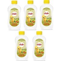 Dalin Doğanın 3'lü Etkisi Avokadolu Bademli Zeytinyağlı Bebek Masaj Yağı 5x100 ml