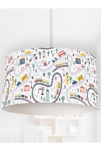 Evlight Tekli Beyaz Pasta Modern Plastik Bebek-Çocuk Odası Avize