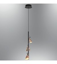 Oia Light Olr330 Pictor Tekli Bej Modern Bambu Salon Avize