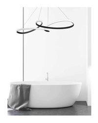Özcan Aydınlatma 3219-1-32 Tekli Pembe Küre Modern Plastik Salon-Oturma Odası Avize