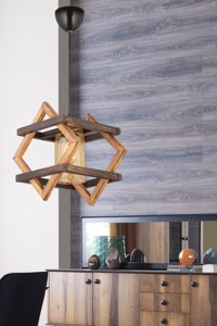 Bby Home & Desıgn Herte Tekli Çok Renkli Sarkıt Modern Kumaş Salon-Oturma Odası Avize