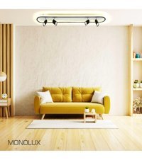 Modavize Tekli Mavi Cam Rustik Cam Salon-Oturma Odası Avize