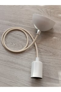 Mutlu 7'li Bej Sarkıt Modern Cam Salon-Oturma Odası Avize