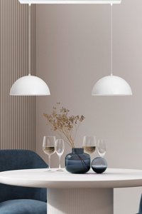 Bambaşka Moda Bmav-1076 Tekli Çok Renkli Desenli Modern Kumaş Bebek-Çocuk Odası Avize