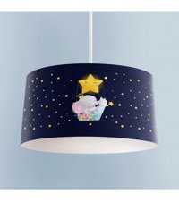 Aydınhomelight Tekli Gri Sarkıt Modern Kumaş Salon-Oturma Odası Avize