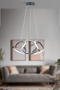 Taşcan Aydınlatma Tekli Sarı Sarkıt Modern Metal Salon-Oturma Odası Avize