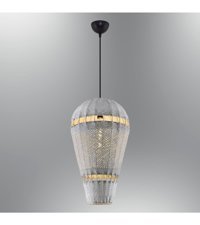 Osc Home Tekli Beyaz Helezon Modern Alüminyum Salon-Oturma Odası Avize