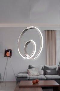 Rattam Cloud Tekli Bej Sarkıt Modern Bambu Salon-Oturma Odası Avize