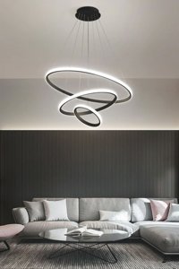 Noonlux Desıgn&Lıghtıng 3'lü Beyaz Sarkıt Metal Mutfak Avize