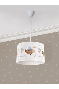 Burenze Leggero Tekli Bej Kristal Taşlı Modern Metal Salon Avize