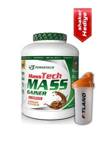 Powertech Kurabiye Aromalı 30 Servis Kas Yapıcı Gainer 3600 gr Toz + Shaker
