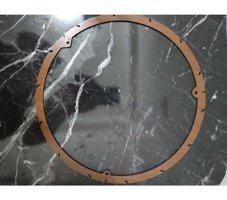 Fer Avize Döngü 3'lü Gri Sarkıt Modern Cam Salon-Oturma Odası Avize