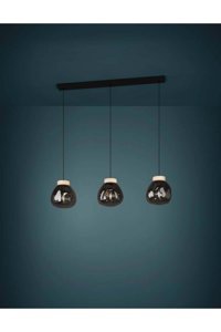 Eglo Tekli Kahverengi Sarkıt Modern Çelik Salon-Oturma Odası Avize