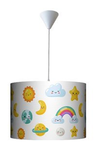 Trend Kitchen Tekli Siyah Ledli Modern Alüminyum Salon-Oturma Odası Avize