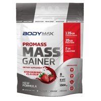 Body Maxx Çilek Aromalı 8 Servis Kilo Aldırıcı Gainer 1500 gr Toz