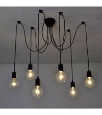 Manogrup Avize Aydınlatma Arsel Tekli Bej Sarkıt Modern Plastik Salon-Oturma Odası Avize
