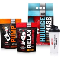 Protouch Nutrition Touch Black 60 Servis Kas Yapıcı Gainer 3000 gr Toz + Glutamin Ananas Aromalı 200 gr + Kreatin Aromasız 200 gr