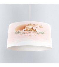 3D Else Halı Ay Yıldızlar Tekli Çok Renkli Sarkıt Modern Plastik Bebek-Çocuk Odası Avize