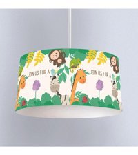 Demet Habek Mylights Vintage Tekli Beyaz Rustik Cam Salon Avize