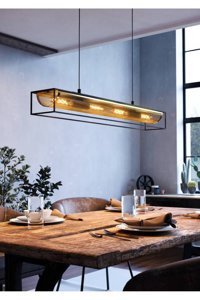 Eglo Andreas-Z Tekli Gri Ledli Modern Çelik Salon-Oturma Odası Avize