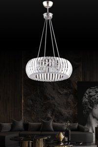 Home Tekli Haki Modern Hasır Salon-Oturma Odası Avize