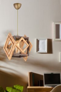 Bby Home & Desıgn Conny Tekli Siyah Sarkıt Modern Metal Salon-Oturma Odası Avize