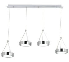 Tt Aydınlatma Tt317-Esk Tekli Sarı Ledli Modern Alüminyum Antre-Hol Avize
