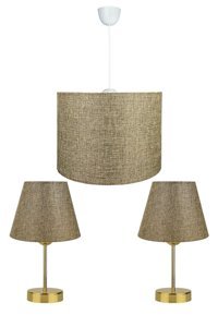 Etsylight Dora 2'li Siyah Sarkıt Modern Metal Salon-Oturma Odası Avize